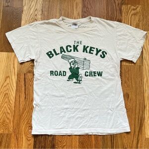 Black Keys Tee—Cream and Green Bootleg